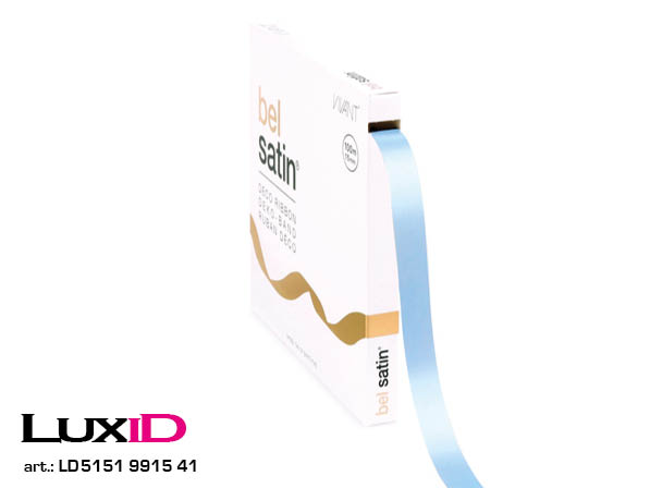 Bel satin 41 ijsblauw 15mm x 100m